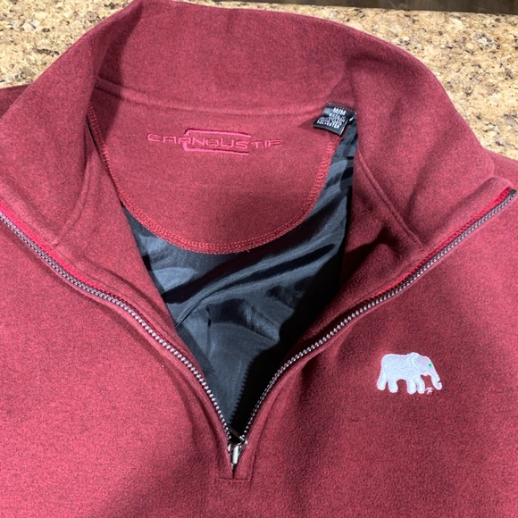 EUC Carnoustie Golf Vest Maroon With Elephant Medium - Picture 3 of 6